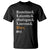 Hamilton Laurens Lafayette Mulligan Burr Sir T Shirt TS10 Black Print Your Wear