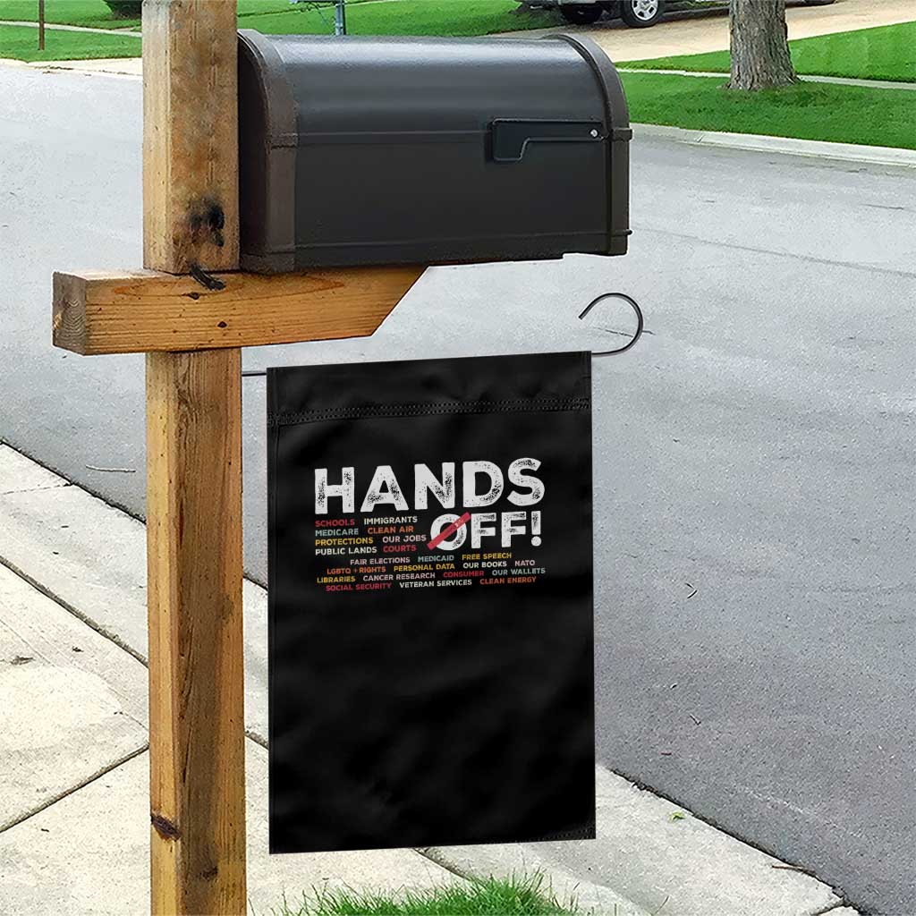 Hands Off Garden Flag Social Security And Medicare Protest TS10 Print Your Wear