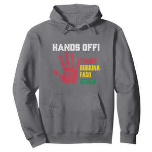 Hands Off Traoré Burkina Faso Africa Hoodie TS02 Charcoal Print Your Wear