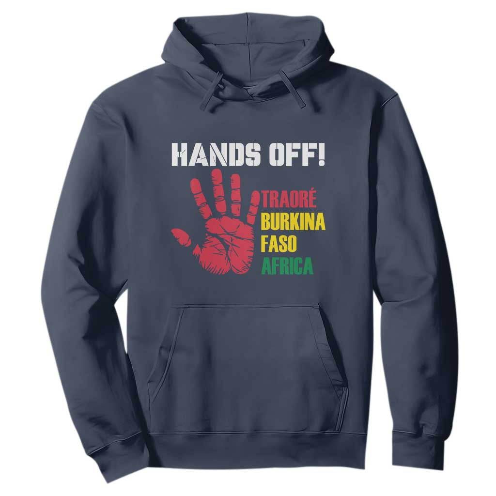 Hands Off Traoré Burkina Faso Africa Hoodie TS02 Navy Print Your Wear