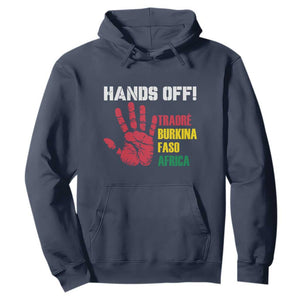 Hands Off Traoré Burkina Faso Africa Hoodie TS02 Navy Print Your Wear