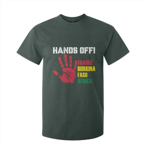 Hands Off Traoré Burkina Faso Africa T Shirt For Kid TS02 Dark Forest Green Print Your Wear