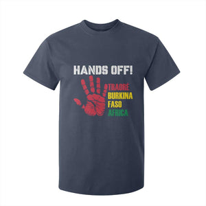 Hands Off Traoré Burkina Faso Africa T Shirt For Kid TS02 Navy Print Your Wear
