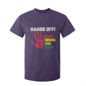Hands Off Traoré Burkina Faso Africa T Shirt For Kid TS02 Purple Print Your Wear