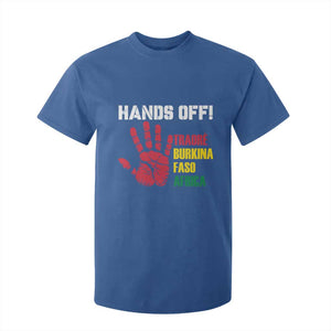 Hands Off Traoré Burkina Faso Africa T Shirt For Kid TS02 Royal Blue Print Your Wear