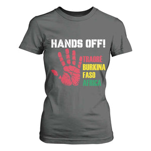 Hands Off Traoré Burkina Faso Africa T Shirt For Women TS02 Dark Heather Print Your Wear