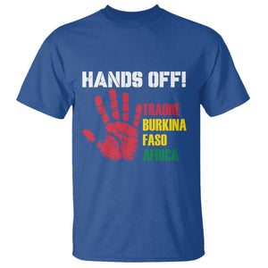 Hands Off Traoré Burkina Faso Africa T Shirt TS02 Royal Blue Print Your Wear