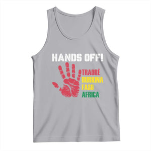 Hands Off Traoré Burkina Faso Africa Tank Top TS02 Athletic Heather Print Your Wear