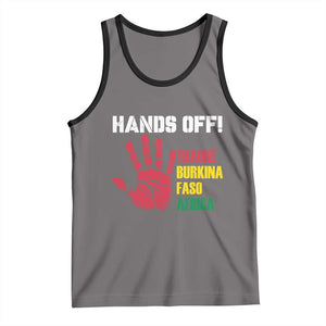 Hands Off Traoré Burkina Faso Africa Tank Top TS02 Deep Heather Black Print Your Wear