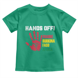 Hands Off Traoré Burkina Faso Africa Toddler T Shirt TS02 Irish Green Print Your Wear