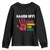 Hands Off Traoré Burkina Faso Africa Youth Sweatshirt TS02 Black Print Your Wear