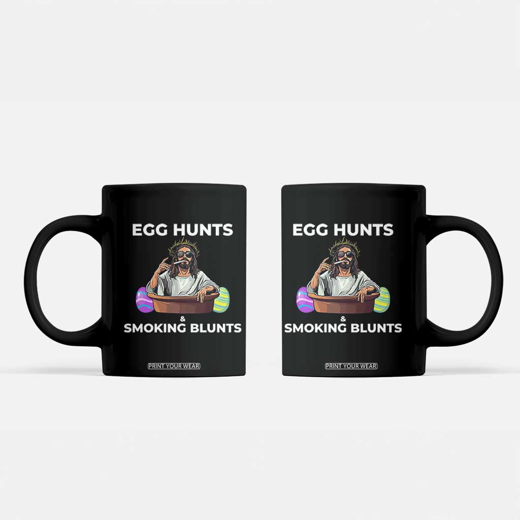 Happy 420 Easter Coffee Mug Blunt Stoner TS02 Black Print Your Wear