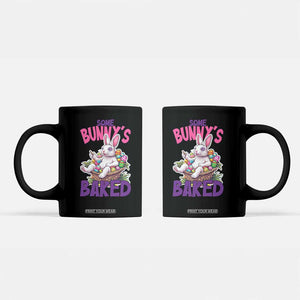 Happy 420 Easter Coffee Mug Bunny Funny Weed Smoking Rabbit Cannabis 4/20 Day TS02 Black Print Your Wear