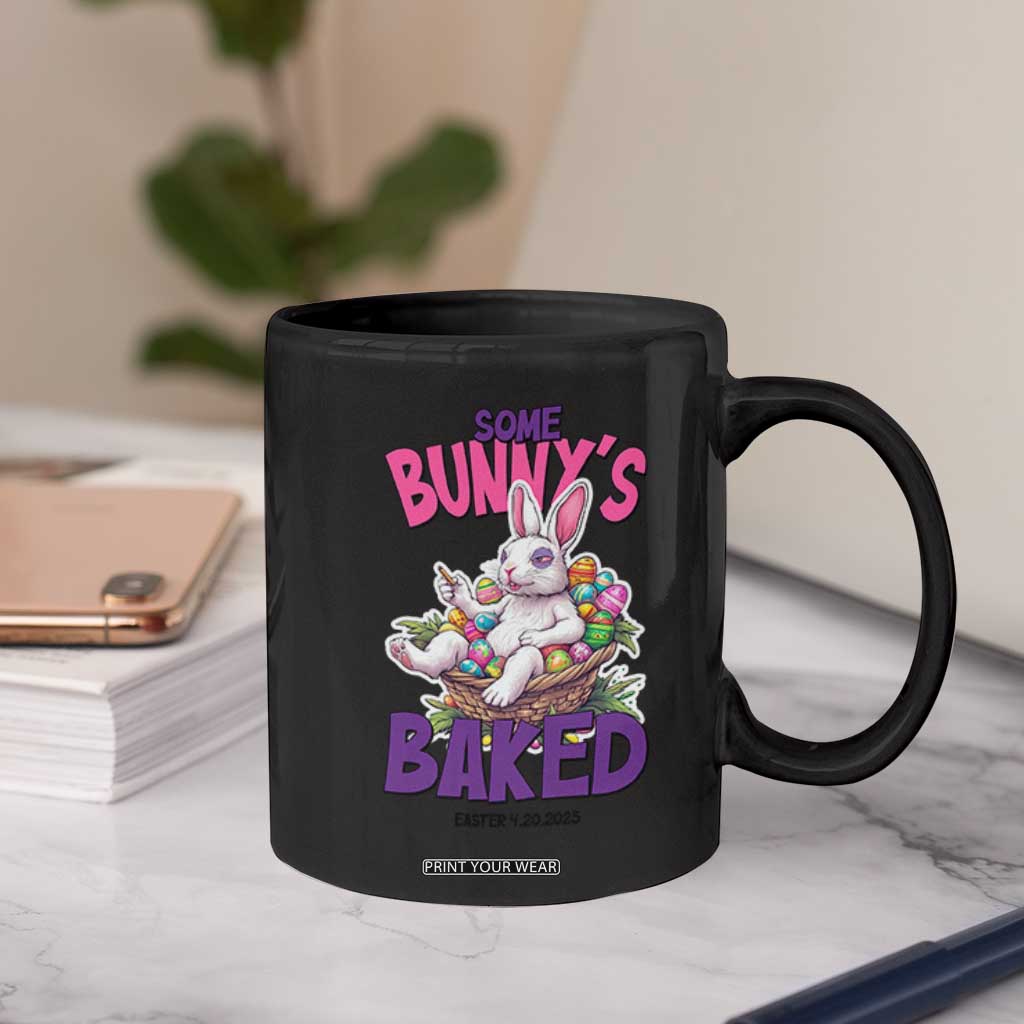 Happy 420 Easter Coffee Mug Bunny Funny Weed Smoking Rabbit Cannabis 4/20 Day TS02 Print Your Wear