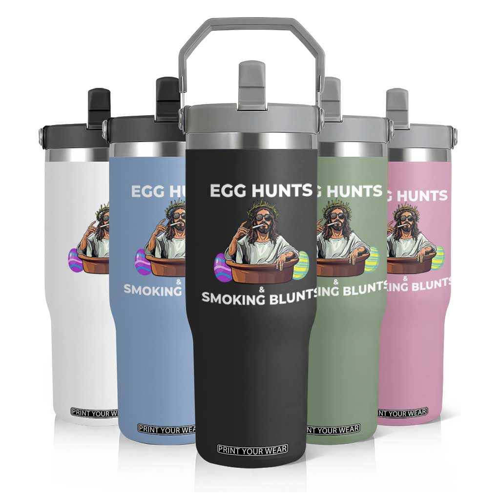 Happy 420 Easter Flip Straw Tumbler Blunt Stoner TS02 Print Your Wear