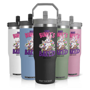 Happy 420 Easter Flip Straw Tumbler Bunny Funny Weed Smoking Rabbit Cannabis 4/20 Day TS02 Print Your Wear