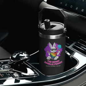 Happy 420 Easter Flip Straw Tumbler The Bunny Smells Funny TS02 Print Your Wear