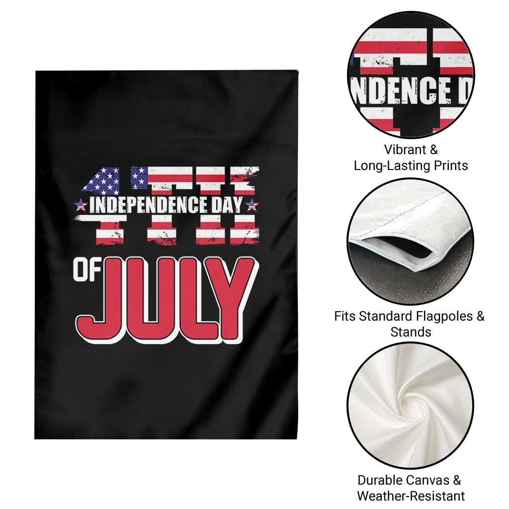 Happy 4th of July Garden Flag American Independence Day TS02 Print Your Wear