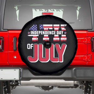 Happy 4th of July Spare Tire Cover American Independence Day TS02 Black Print Your Wear