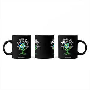 Happy Earth Day April 22 Coffee Mug Restore Earth Sea Turtle Tree Peace Sign TS11 Print Your Wear