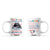 Happy First Fathers Day Coffee Mug New Dad 1st Time Daddy Announcement TB10 White Print Your Wear