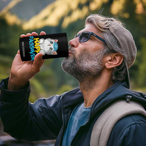 Happy Passover Cute Cat 4 in 1 Can Cooler Tumbler Seder Jewish Pesach TS02 Print Your Wear