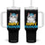 Happy Passover Cute Cat Tumbler With Handle Seder Jewish Pesach TS02 One Size: 40 oz Black Print Your Wear