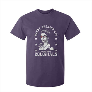 Happy Treason Day T Shirt For Kid British Queen Funny July 4th Colonial Meme TS10 Purple Print Your Wear