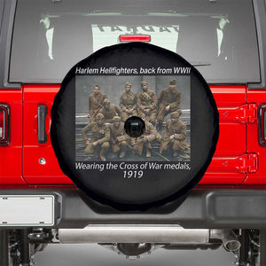 Harlem Hellfighters 1919 WWII Heroes Spare Tire Cover Cross of War Medal Tribute African American Black History TS02 Black Print Your Wear