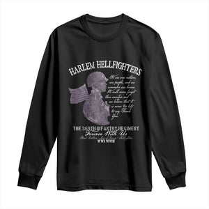 Harlem Hellfighters Tribute Long Sleeve Shirt 369th Infantry Regiment Military Soldiers Vintage TS02 Black Print Your Wear