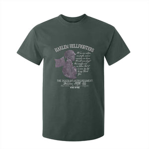 Harlem Hellfighters Tribute T Shirt For Kid 369th Infantry Regiment Military Soldiers Vintage TS02 Dark Forest Green Print Your Wear