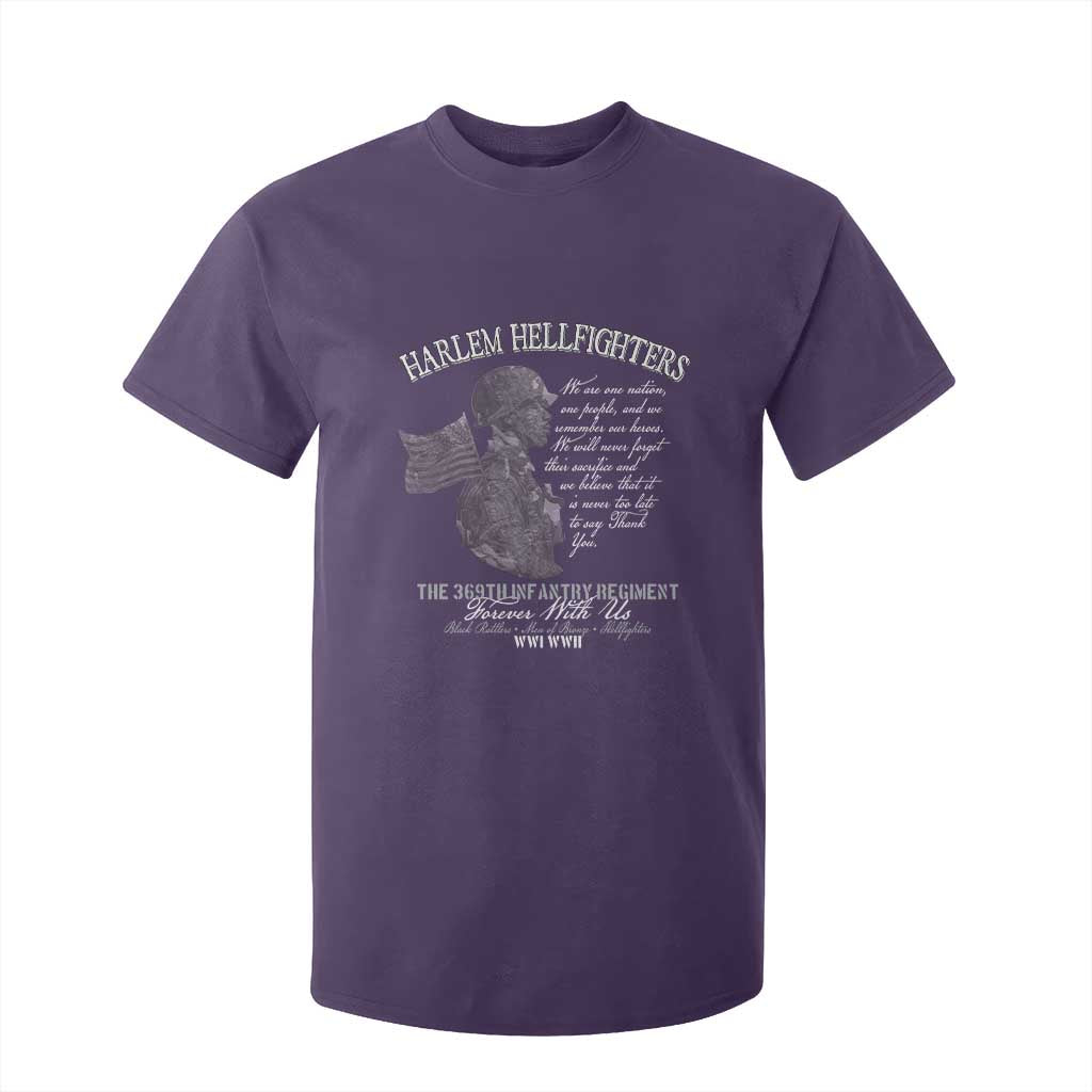 Harlem Hellfighters Tribute T Shirt For Kid 369th Infantry Regiment Military Soldiers Vintage TS02 Purple Print Your Wear