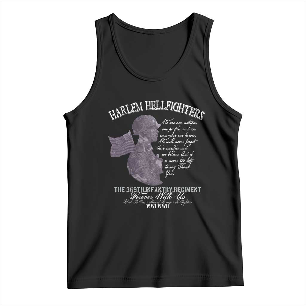 Harlem Hellfighters Tribute Tank Top 369th Infantry Regiment Military Soldiers Vintage TS02 Black Print Your Wear