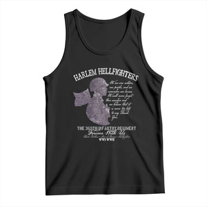 Harlem Hellfighters Tribute Tank Top 369th Infantry Regiment Military Soldiers Vintage TS02 Black Print Your Wear