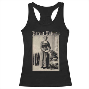 Harriet Tubman Racerback Tank Top Juneteenth Black History Freedom TS10 Black Print Your Wear