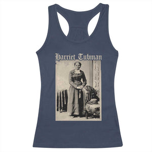 Harriet Tubman Racerback Tank Top Juneteenth Black History Freedom TS10 Navy Print Your Wear