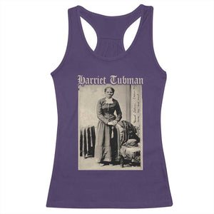 Harriet Tubman Racerback Tank Top Juneteenth Black History Freedom TS10 Purple Print Your Wear