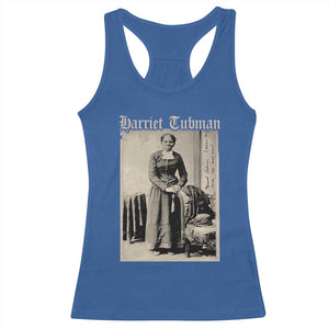 Harriet Tubman Racerback Tank Top Juneteenth Black History Freedom TS10 Royal Blue Print Your Wear