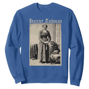 Harriet Tubman Sweatshirt Juneteenth Black History Freedom TS10 Royal Blue Print Your Wear