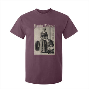 Harriet Tubman T Shirt For Kid Juneteenth Black History Freedom TS10 Maroon Print Your Wear