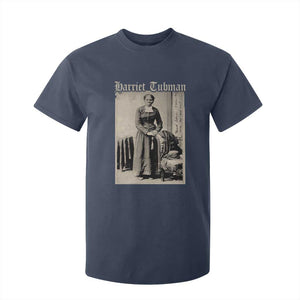Harriet Tubman T Shirt For Kid Juneteenth Black History Freedom TS10 Navy Print Your Wear
