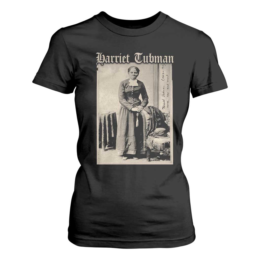 Harriet Tubman T Shirt For Women Juneteenth Black History Freedom TS10 Black Print Your Wear