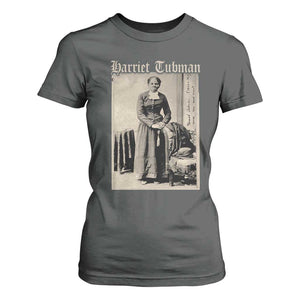 Harriet Tubman T Shirt For Women Juneteenth Black History Freedom TS10 Dark Heather Print Your Wear