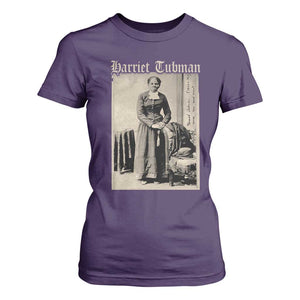 Harriet Tubman T Shirt For Women Juneteenth Black History Freedom TS10 Purple Print Your Wear
