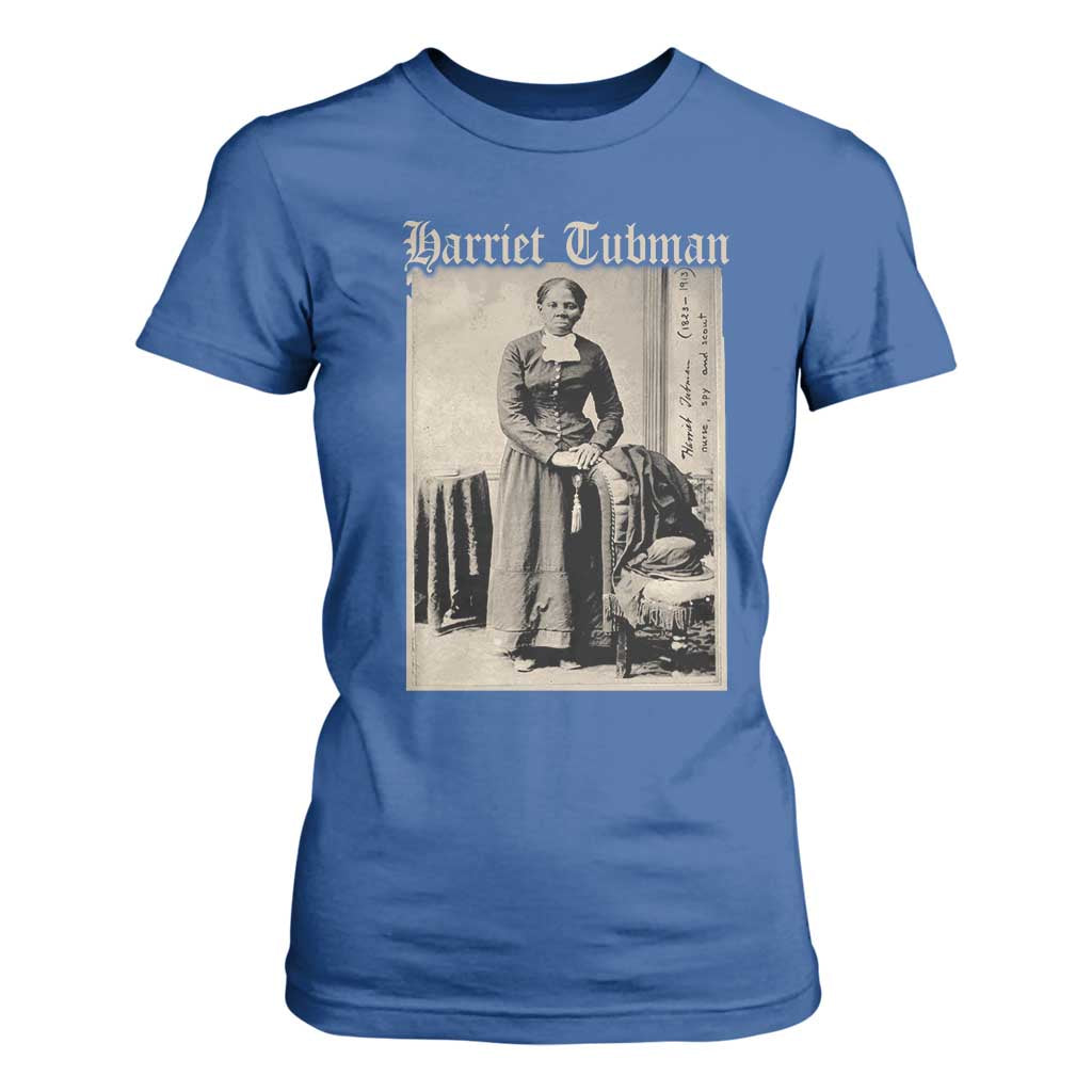 Harriet Tubman T Shirt For Women Juneteenth Black History Freedom TS10 Royal Blue Print Your Wear