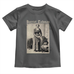 Harriet Tubman Toddler T Shirt Juneteenth Black History Freedom TS10 Dark Heather Print Your Wear
