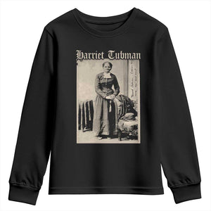 Harriet Tubman Youth Sweatshirt Juneteenth Black History Freedom TS10 Black Print Your Wear