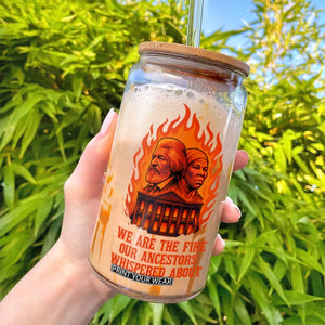 Harriet Tubman and Frederick Douglass Glass Can We Are the Fire Our Ancestors Whispered About Juneteenth 1865 TS02 Print Your Wear