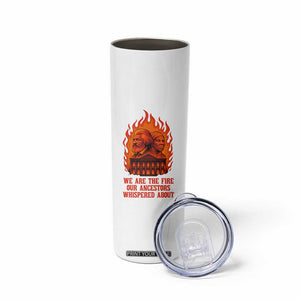 Harriet Tubman and Frederick Douglass Skinny Tumbler We Are the Fire Our Ancestors Whispered About Juneteenth 1865 TS02 Print Your Wear