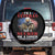 Harris Walz 2024 Spare Tire Cover I'm A Veteran Not A Sucker Or A Loser Eagle American Flag TS11 No hole Black Print Your Wear